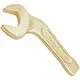 Ключ ударный рожковый изогнутый из сплава алюминиевой бронзы Ключ ударный рожковый изогнутый из сплава алюминиевой бронзы