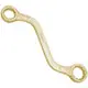 Ключ накидной 2-х сторонний изогнутый из сплава алюминиевой бронзы Ключ накидной 2-х сторонний изогнутый из сплава алюминиевой бронзы