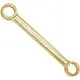 Ключ двухсторонний прямой накидной из сплава алюминиевой бронзы Ключ двухсторонний прямой накидной из сплава алюминиевой бронзы